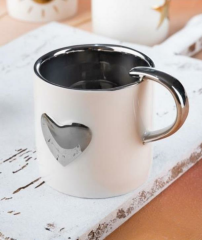 Acar 93 Gümüş Kalpli Mug Kupa