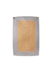 The Mia SPT0043 Jutte Dikdörtgen Halı Bambu Gri 60x90 Cm