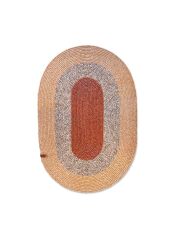 The Mia SPT0048 Jutte Oval Halı Bambu Kiremit 60x90 Cm