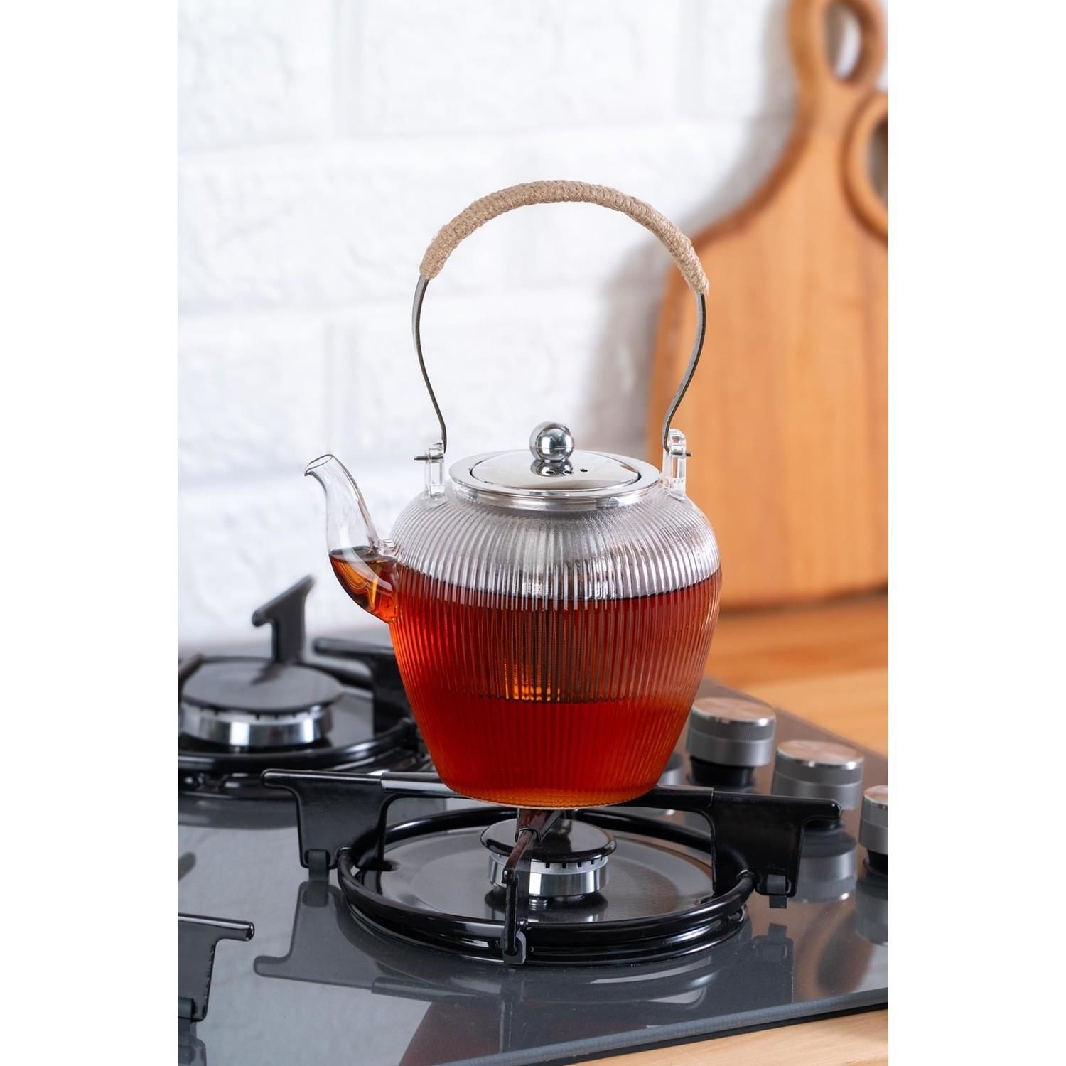 Acar 95 Borosilikat Cam Demlik 1100 ML