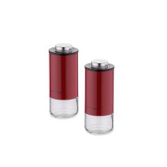 Korkmaz A5521-01 Stora Plus Kırmızı Tuzluk Biberlik Seti