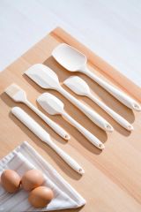 Acar 400 Handy Silikon 6 Lı Spatula Set Bej