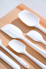 Acar 400 Handy Silikon 6 Lı Spatula Set Beyaz