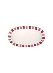 The Mia FEZ0042 FEZ 2 Li Oval Servis Seti 15x25x4 Cm Mor