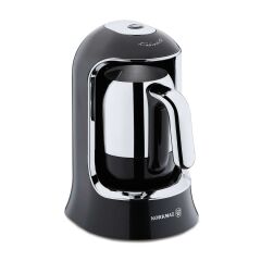 Korkmaz A860-07 Kahvekolik Siyah/Krom Kahve Makinesi
