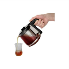 Tea Expert Deluxe Inox Çay Makinesi - Cam Demlikli