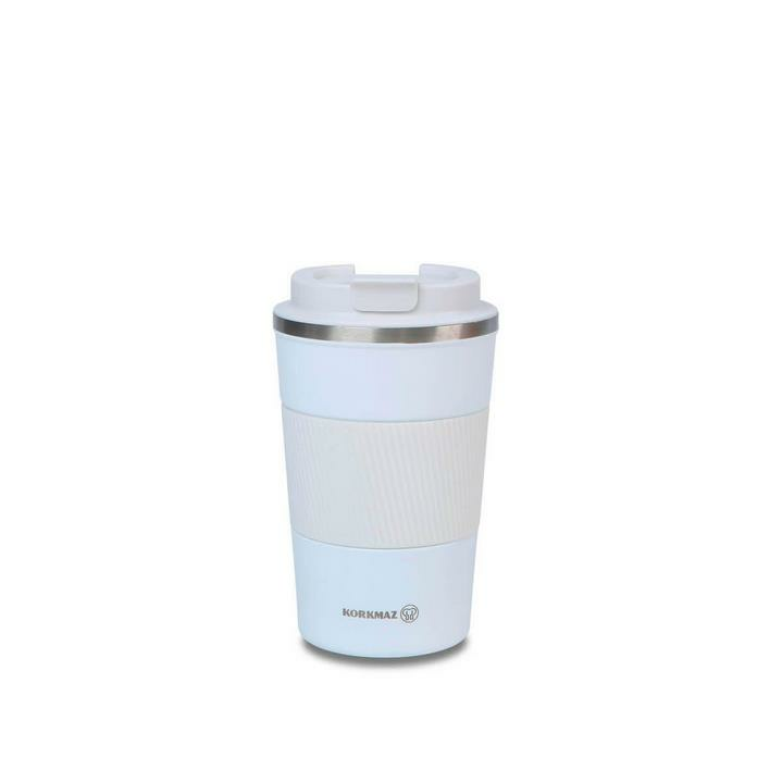 Korkmaz A5540-1 Eterna Kahve Bardağı 380 ML Beyaz