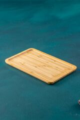 Acar 32 Bambu Dikdörtgen Sunumluk Tabak 24*14 Cm