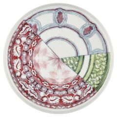 The Mia KNS005 Kintsugi Pasta Tabağı 4 Lü Set - 20 cm