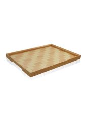 The Mia TPS0065 Wicker Bambu Tepsi 40x31 Cm