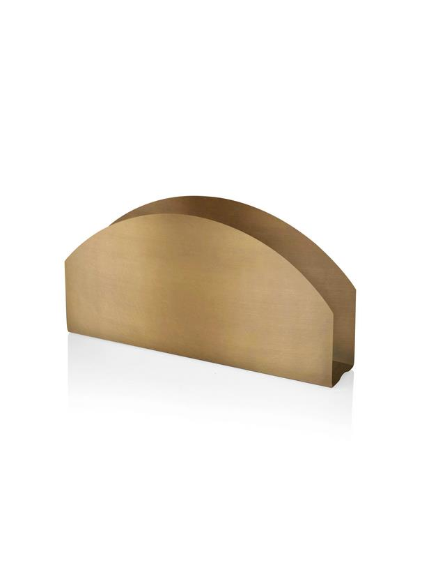 The Mia PCT0016 Peçetelik Gold Kaplama 16 x 8 Cm