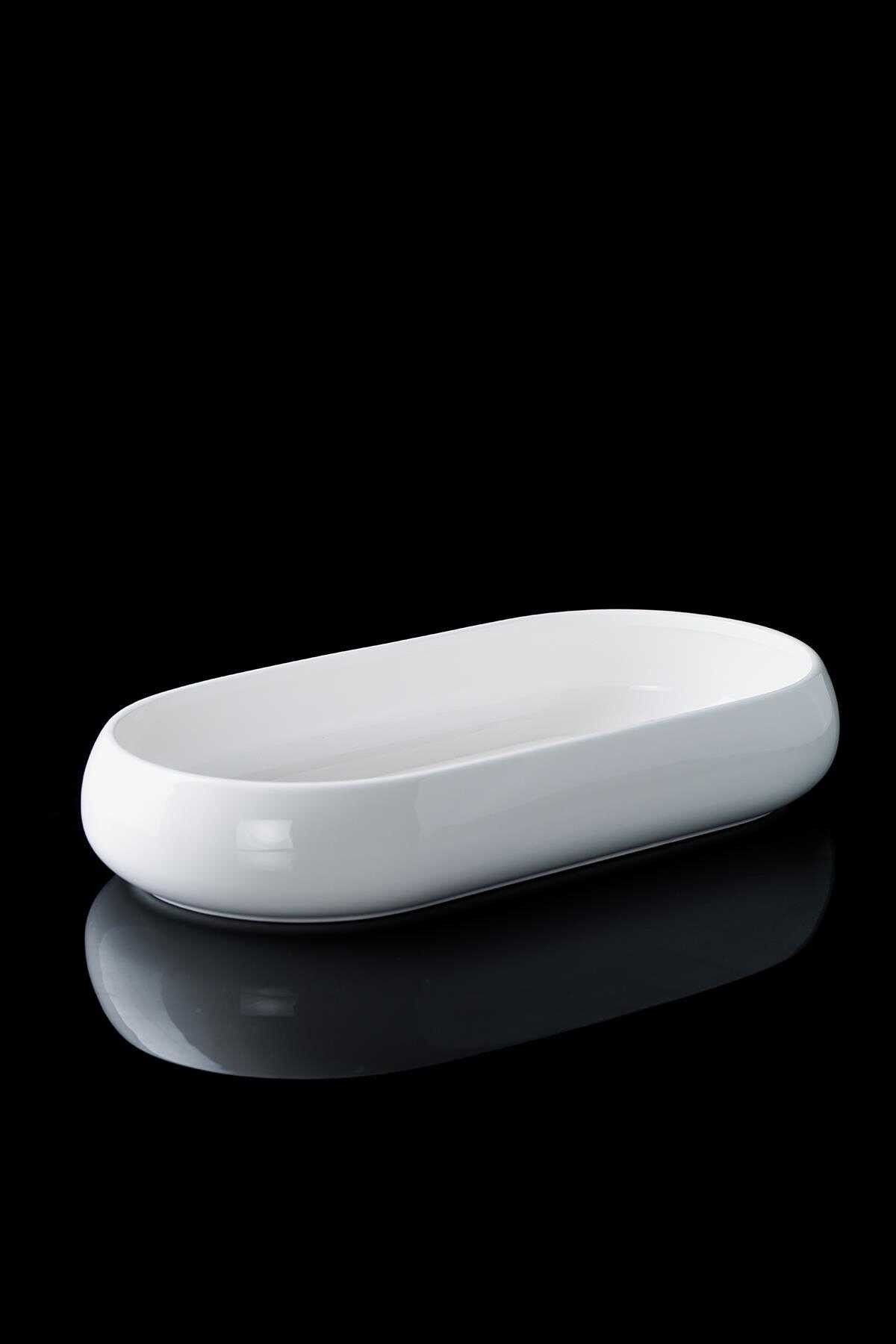 Acar 230 Bianco Perla Oval Tabak 35x18 Cm