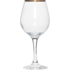 Paşabahçe 440255G Amber Golden Touch 6 Lı Şarap Kadehi