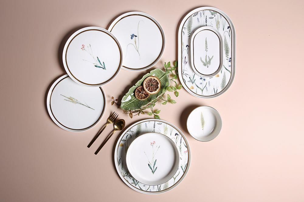 Porland Botanical 27 Prç 6 Kişilik Yemek Takımı
