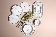 Porland Botanical 27 Prç 6 Kişilik Yemek Takımı