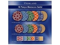 Porland Morocco 18 Prç 6 Kişilik İkram ve Kahvaltı Takımı
