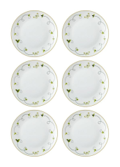 The Mia DNR0067 Butterfly Pasta Tabağı 6 Lı Set - 21 cm