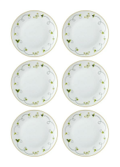 The Mia DNR0067 Butterfly Pasta Tabağı 6 Lı Set - 21 cm