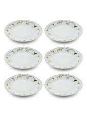 The Mia DNR0067 Butterfly Pasta Tabağı 6 Lı Set - 21 cm