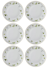The Mia DNR0068 Butterfly Servis Tabağı 6 Lı Set - 27 Cm