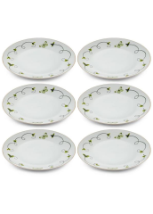 The Mia DNR0068 Butterfly Servis Tabağı 6 Lı Set - 27 Cm