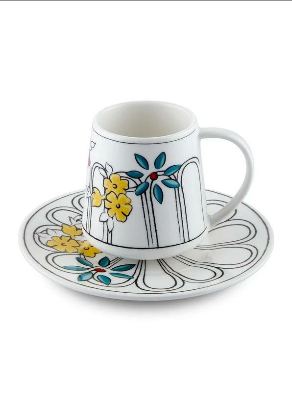 The Mia CUP0045 Fiore Türk Kahve Fincanı Tek Kişilik 100 cc