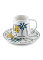 The Mia CUP0045 Fiore Türk Kahve Fincanı Tek Kişilik 100 cc