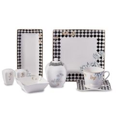 Korkmaz A8573 Link Collection 28 Parça Kahvaltı Takımı
