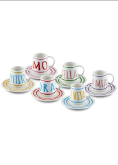 The Mia CUP0058 Ti Amo 6 Lı Türk Kahve Fincan Takımı 100 cc