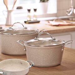 Korkmaz A1854 Granita 24 cm Kısa Tencere