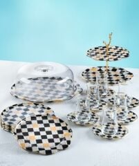 Acar 275 Enzo Chess 21 Parça Cam İkram Seti