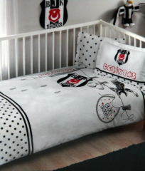 Taç Lisanslı BJK Fanatik Baby Bebek Uyku Seti