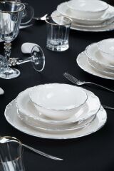 Acar 12343 Liyana Silver 24 Prç Yemek Takımı