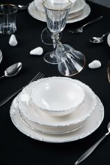 Acar 12343 Liyana Silver 24 Prç Yemek Takımı