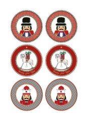 The Mia NEW019 Nutcracker Pasta Tabağı 6 Lı Set - 19 cm