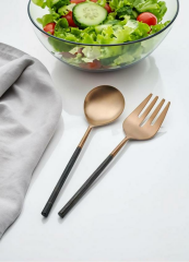 The Mia CKB188 Dark Salata Servis Takımı 2 Parça