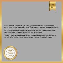 Sarev Orlina V3 Saten Nevresim Takımı King Size