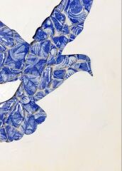 The Mia TBL0095 Pigeon Tablo 60x60x3 Cm