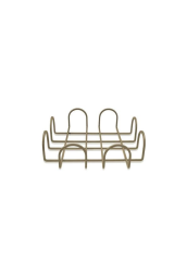 The Mia PCT0017 Peçetelik Gold Kaplama 20 x 20 Cm