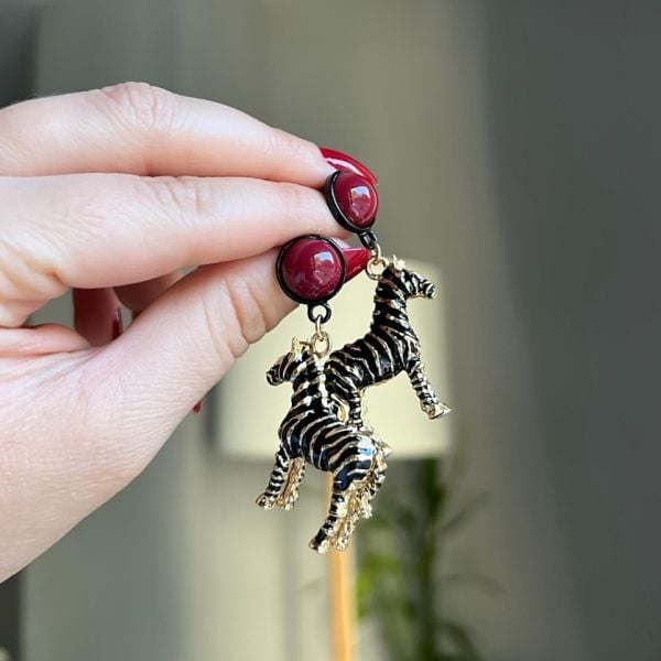 Marka Zebra Küpe
