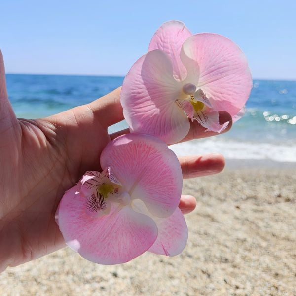 Orkide Pens Pembe Çift Toka