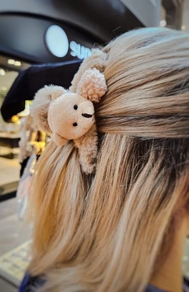 Ayıcıklı Peluş Mandal Toka
