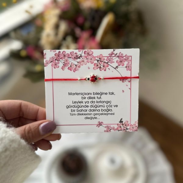 Marteniçka Uğur Böceği Bileklik