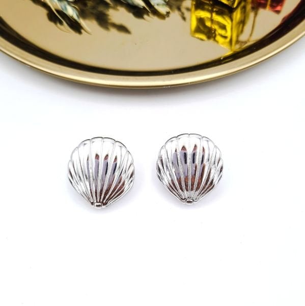 Çift Yönlü İstiridye Silver Küpe