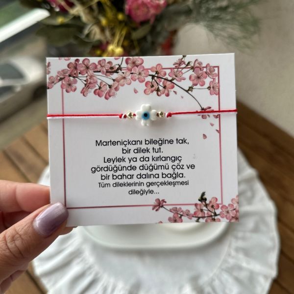 Marteniçka Papatya Murano Bileklik