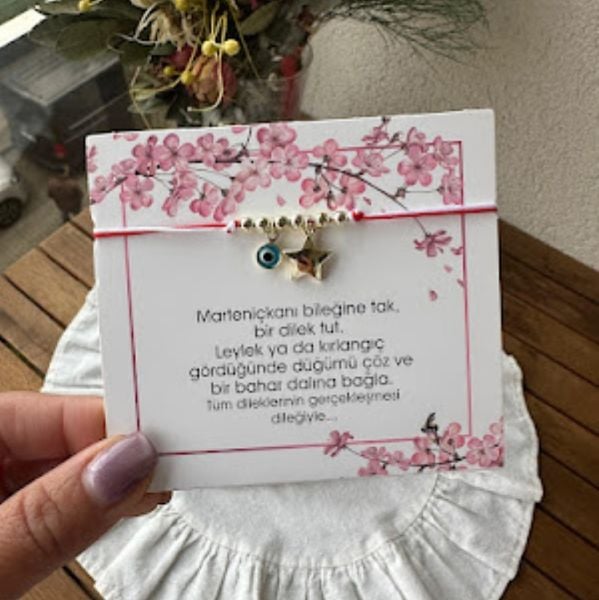 Marteniçka Nazar Boncuklu Yıldız Bileklik