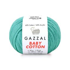 Gazzal Baby Cotton El Örgü İpi Lagün 3426