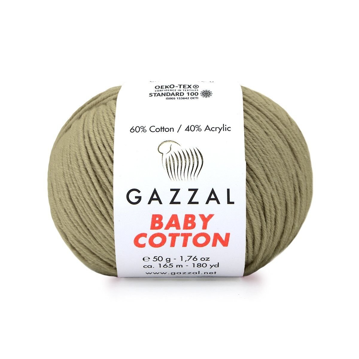 Gazzal Baby Cotton El Örgü İpi Açık Yeşil 3464