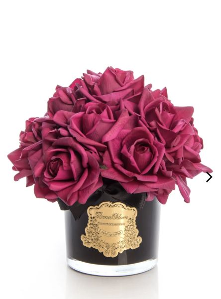 SİYAH CAM GOLD BORDO 14 GÜL ODA KOKUSU