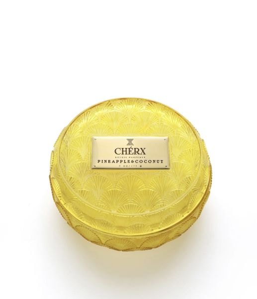 Ananas ve Hindistan Cevizli Cam Kavanoz Mum